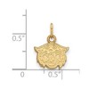 Black Bow Jewelry 10k Yellow Gold Villanova Wildcats NCAA Extra Small Pendant - 2 of 3