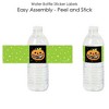 Big Dot of Happiness Jack-O'-Lantern Halloween - Kids Halloween Party Water Bottle Sticker Labels - Set of 20 - 2 of 4