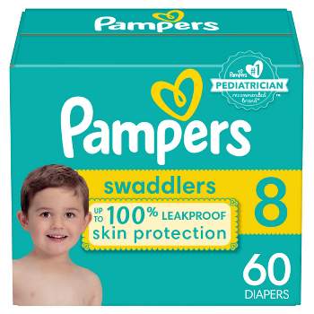 Pampers Baby Dry Size8 Diaper Pants 19+kg Stretchy Large Monthly Pack  117Nappies