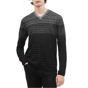Calvin Klein Mens Ombre Stripe Pullover Sweater - 1 of 1