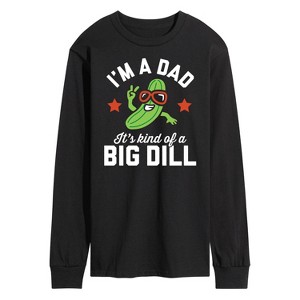Men's - Instant Message - Dad Kind Of Big Dill Long Sleeve Graphic T-Shirt - 1 of 4
