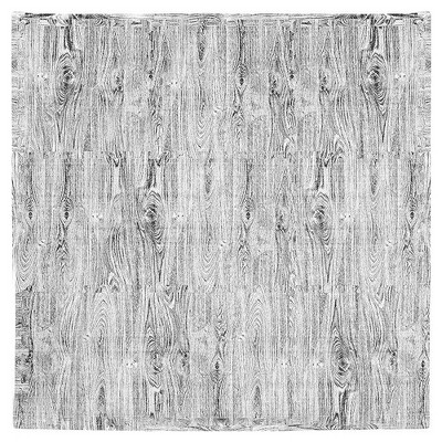 Image of Tadpoles 9 Tile Natural Wood Grain Playmat Interlocking Tiles with 12 Border Pieces | Soft EVA Foam Floor Coverage 56" x 56â€