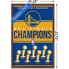 Trends International NBA Golden State Warriors - Champions 23 Framed Wall Poster Prints - 3 of 4