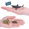 36-Piece Ocean Animal Toys Set with Shark, Whale & Octopus, Sea Creature Figurines for Play, Cake Toppers and Party Favors - 4 of 4