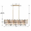 Crystorama Lighting Addis 14 - Light Chandelier in  Aged Brass - 2 of 4