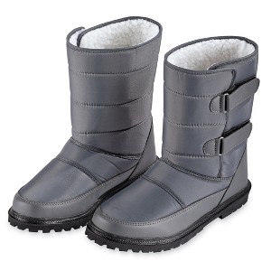 Collections Etc Mens Ice Gripper Boots - 1 of 4