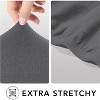 J&V TEXTILES Super Stretch Sofa Slipcover – Spandex Non Slip Soft Couch Sofa Cover, Washable Furniture Protector - 4 of 4