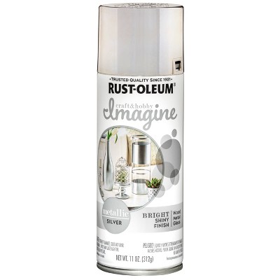 metallic silver spray paint for plastic