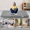 Folding Sofa Bed, Convertible Sleeper Chair,  with 2 Pillow, Memory Foam Washable Cover for Living Room/Bedroom/Guest - 3 of 4
