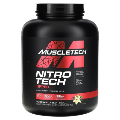 Muscletech Nitro Tech Ripped, Ultimate Protein + Weight Loss Formula, Protein Powders