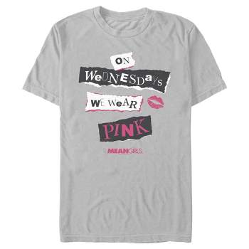 Men's Mean Girls On Wednesdays We Wear Pink Burn Book T-Shirt