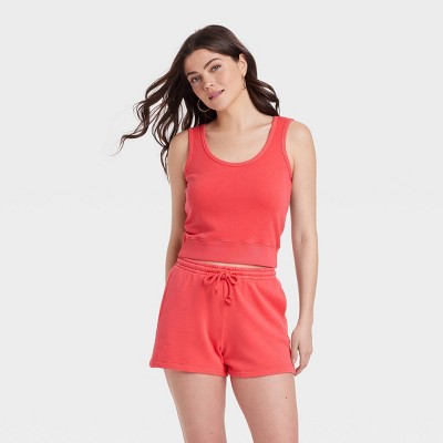 Women's Leisure Studio French Terry Tank Top - Universal Thread™