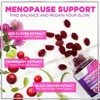 Menopause Supplements for Women Gummies with Black Cohosh, Cranberry 3 Billion CFU Probiotics - 60 Gummies By Hello Lovely! - 2 of 4