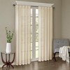 MAYEERTY 2 Pcs Window Panels Solid Crushed Curtain Panel Pair - 2 of 4