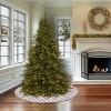 HGTV Home Collection Plaid Whipstitch Tree Skirt, Black and White, 48in - image 2 of 4