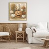 Stupell Industries Autumn Harvest Owl & Jack-o-Lantern Floating Frame Canvas Art - 3 of 4