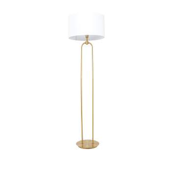 Metal Paper Clip Floor Lamp Gold - CosmoLiving by Cosmopolitan