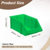 Unique Bargains Plastic Stackable Garage Closet Organization Shelf Bins 2 Pcs - 2 of 4