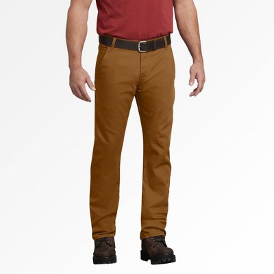 Dickies Men's Regular Fit Straight Duck Carpenter Pants - Brown 36x30