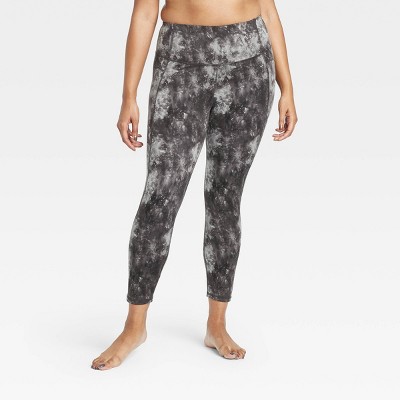 marble print workout leggings