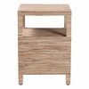 bali & pari Paine Woven Grasscloth 2 Drawer Nightstand Natural - 3 of 4