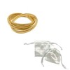 Adornia 14k Gold Plated Omega Chain Triplet Bracelet - 3 of 3