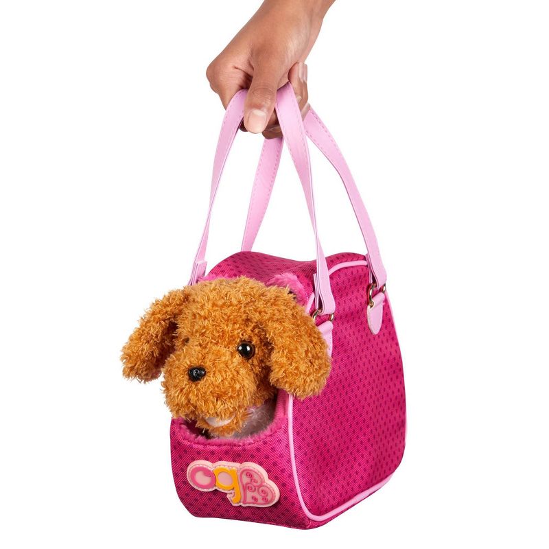 Our Generation Hop In Dog Carrier &#38; Pet Plush Poodle for 18&#34; Dolls, 3 of 8