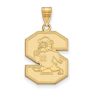 Black Bow Jewelry 14k Yellow Gold South Carolina State Bulldogs NCAA Large Pendant - 1 of 3