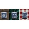 Frosted Glass Snowflake Votive Candle Holders Set – 3 Piece by Melrose - 3 of 3