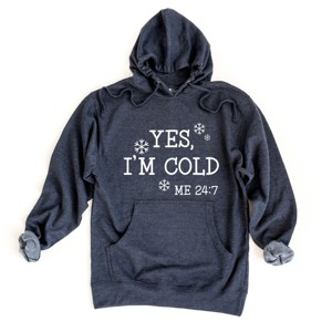 Simply Sage Market Yes I'm Cold Hoodie - 1 of 4
