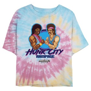 Junior's A Minecraft Movie Retro Hunk City T-Shirt - 1 of 4