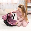 Bayer Design: Doll Deluxe Car Seat - Pink & White Stars, For Dolls Up To 18" - 2 of 4
