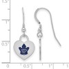 Black Bow Jewelry Sterling Silver  NHL Dangle Earrings - 2 of 4
