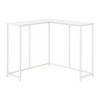 Laminate Console Table Metal Frame for Corner, Entryway, Living Room, or Bedroom - 3 of 4