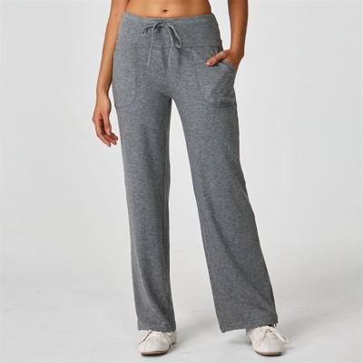 Clotth Women's Casual Pants - Drawstring Waist with Pockets, Relaxed Fit Sweatpants, Loose Sporty Outdoor Pants