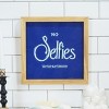 VIP Metal 12 in. Blue No Selfies Sign - 2 of 4