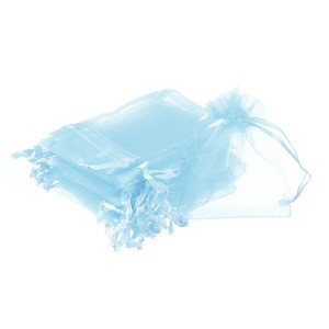 Unique Bargains Drawstring Mini Gift Candy Christmas Party Wedding Organza Bags 50 Pcs - 1 of 4