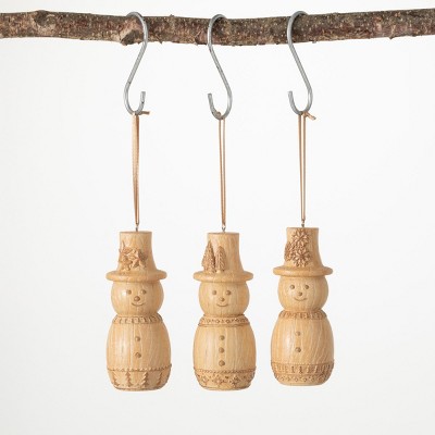 Sullivans Scandinavian Snowman Ornament 4.5"- Set Of 3, at Target