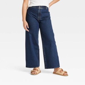 Women's High-Rise Sailor Wide Leg Ankle Jeans - Universal Thread™ - 1 of 3