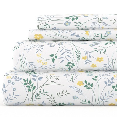 Floral & Paisley Patterns 4PC Sheet Set - Extra Soft, Easy Care - Becky Cameron