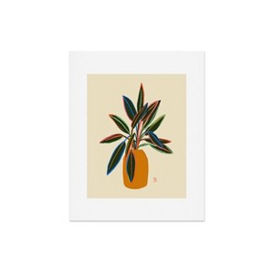 Deny Designs Sandrapoliakov Plant with Colorful Leaves Art Print - 1 of 4