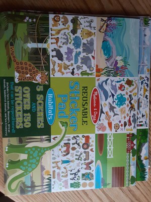 Reusable Sticker Pad Bundle - Habitats, Vehicles, and Town- Melissa and Doug