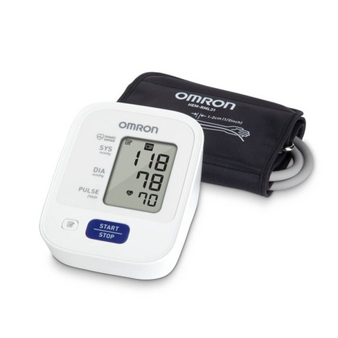 Omron 3 Series Upper Arm Blood Pressure Monitor With Cuff Fits Standard And Large Arms Target