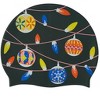 Sporti Limited Edition Holiday Lights Silicone Swim Cap - 2 of 3