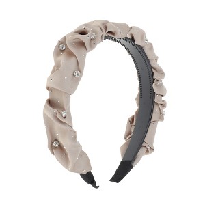 Unique Bargains Women's Cute Rhinestone Gypsophila Headbands 1 Pc - 1 of 4