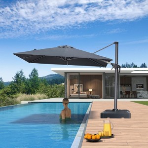 PURPLE LEAF UV Resistant Patio Umbrella Economical Outdoor Umbrella - 1 of 4