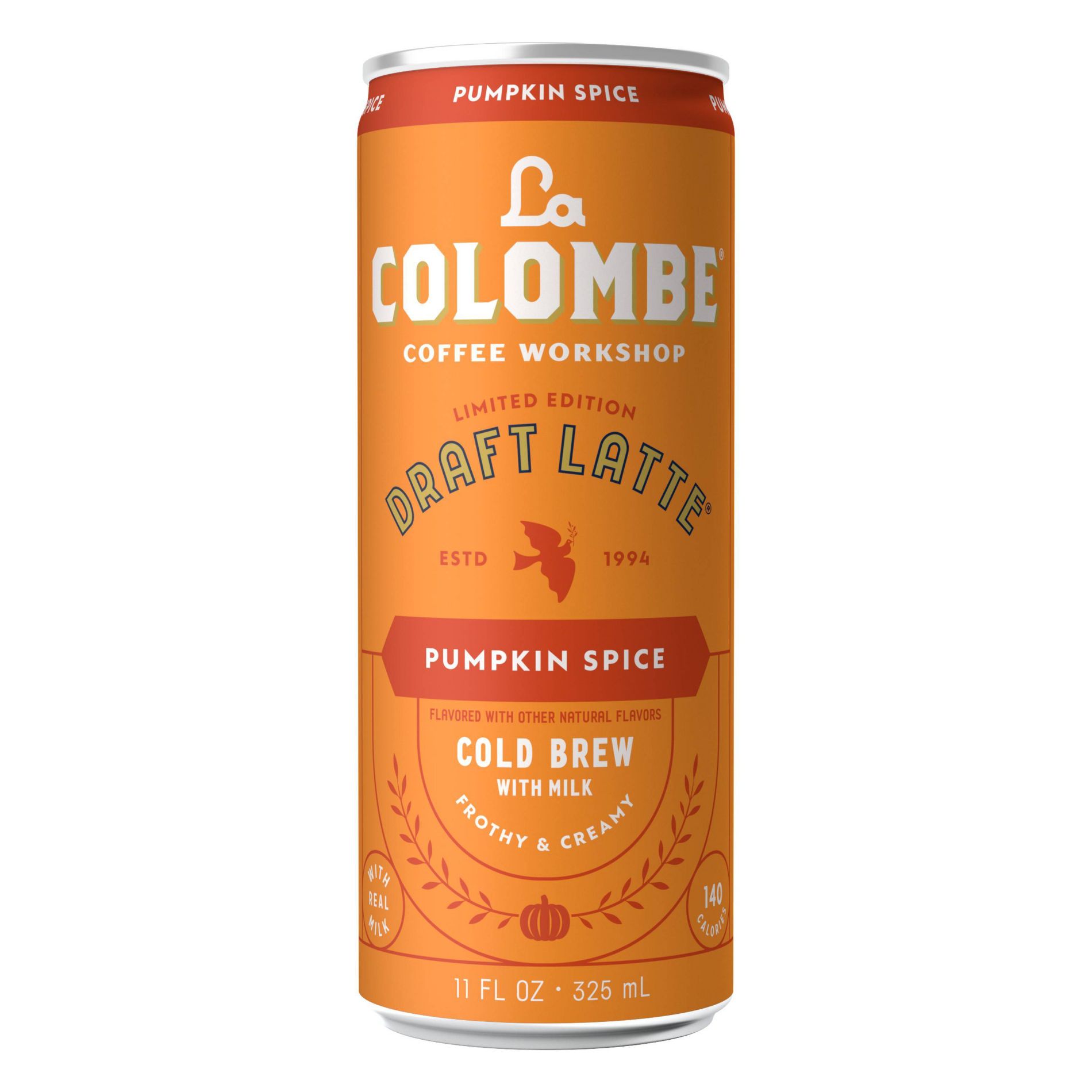 La Colombe Pumpkin Draft Latte - 11 fl oz Can