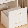 INFURNIC Vanity Tables 3 in 1 Compact Vanity Desk with Mirror and Storage for Bedrooms, White, 19.69"*15.75"*50.39" - 4 of 4