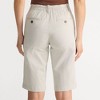 Lands' End Women's Elastic Back Classic 12" Chino Shorts - 2 of 4