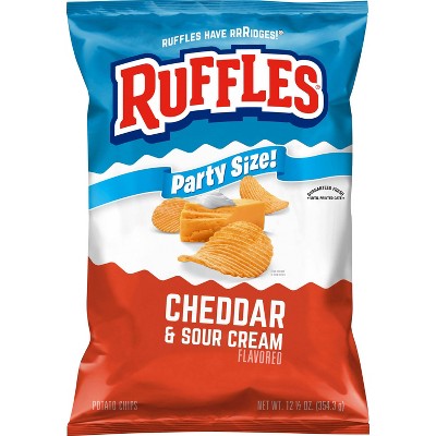 Ruffles Cheddar And Sour Cream Chips - 12.5oz